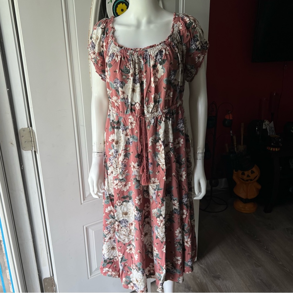 🍒💣 Torrid floral peasant style dress - Picture 13 of 13